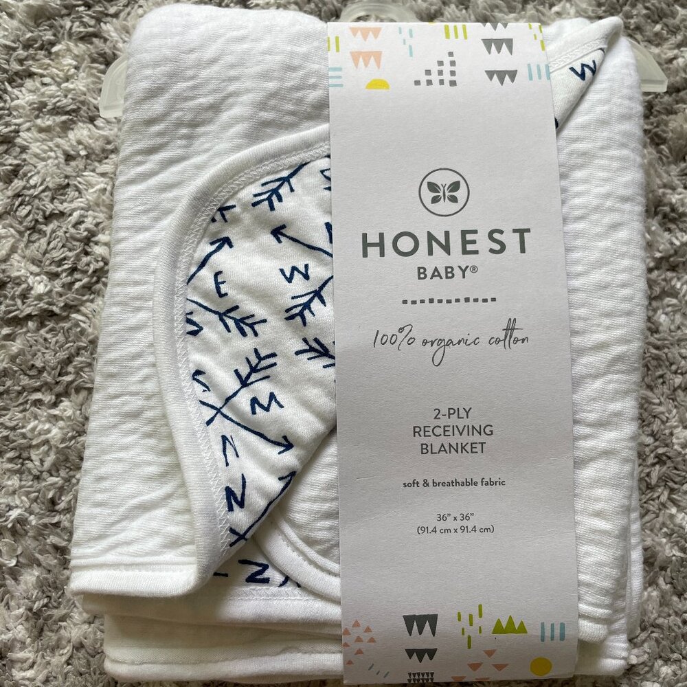 Honest Company blanket organic cotton